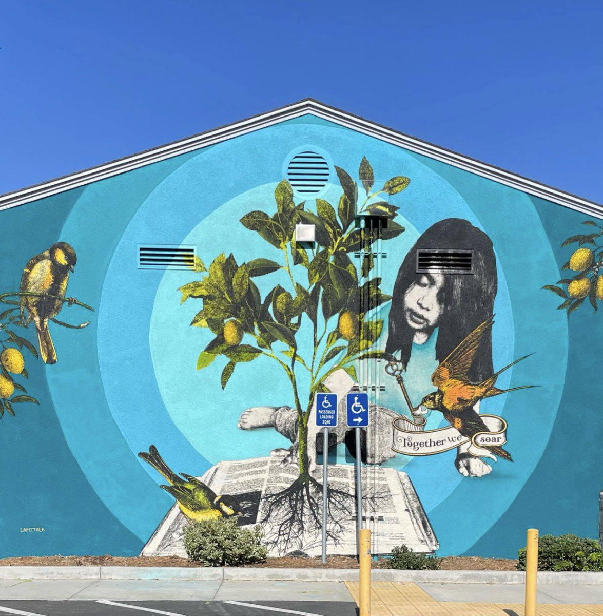 Mural del colectivo La Piztola en Chula Vista, California