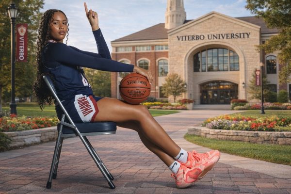 Kira John, equipo femenino de baloncesto.
Foto creada con AI inspirada en una real.