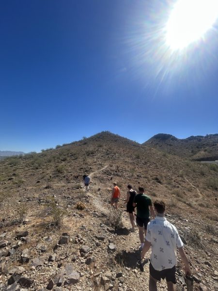 Haciendo senderismo en Mesa, Arizona